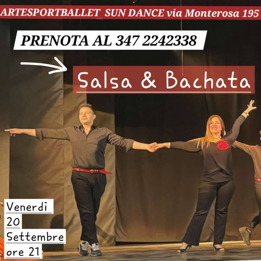 Corso Salsa & Bachata - sun dance torino - asd artesport