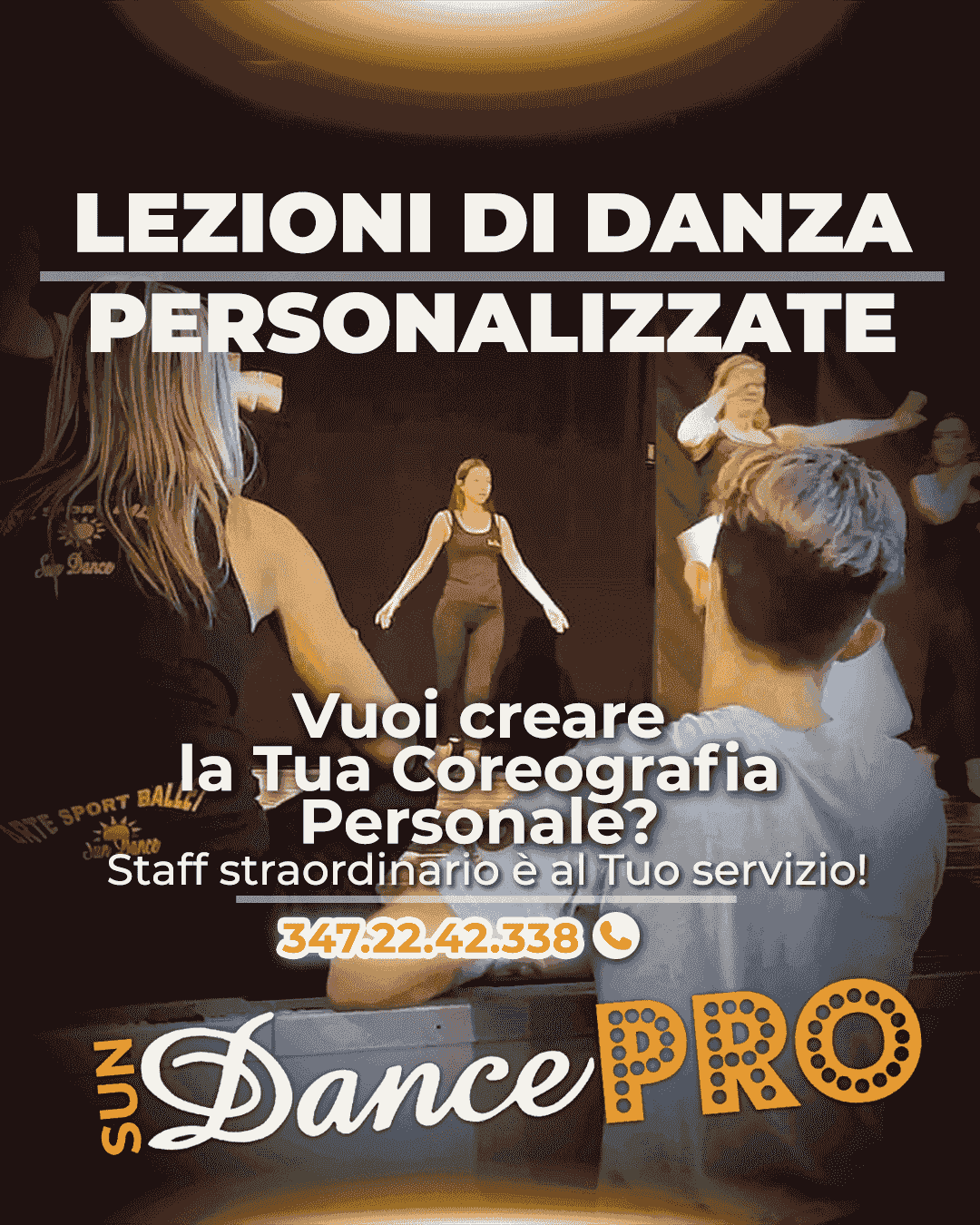 Progetto Professionale di Danza individuale denominato sunDancePRO alla Scuola di Danza Sun Dance di Torino. Vuoi creare la tua Coreografia personale?